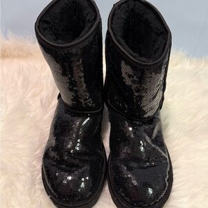 Sequin Black Ugg boots